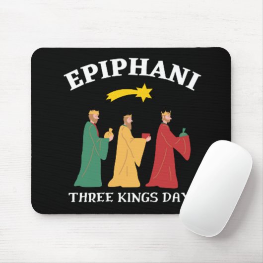 Epiphani Three Kings Day Mousepad (Mit Mouse)