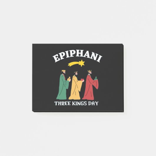 Epiphani Three Kings Day Post-it Klebezettel (Vorderseite)