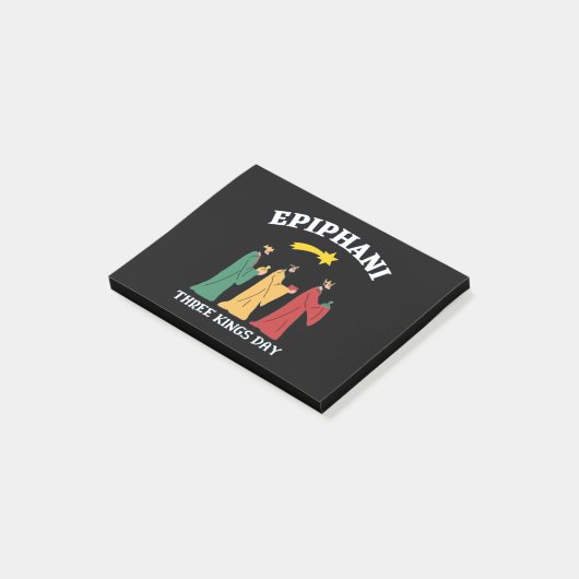 Epiphani Three Kings Day Post-it Klebezettel (angewinkelt)