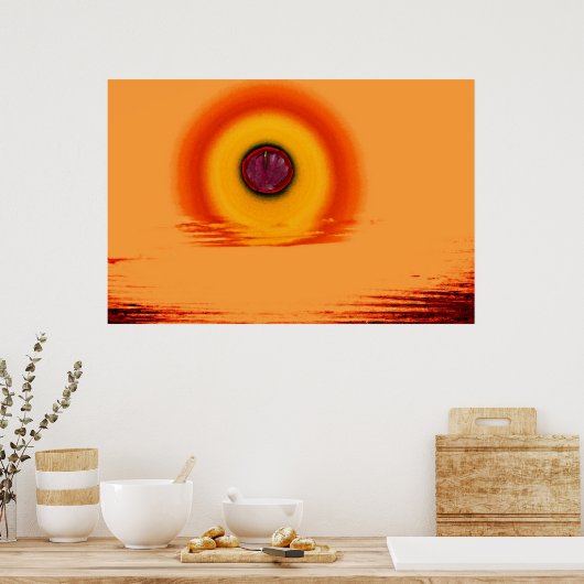 Epiphany bei Sunset Poster (Küche)