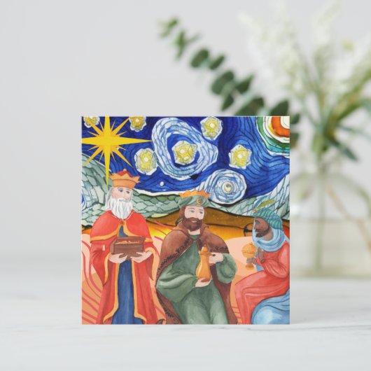 Epiphany Feiertagskarte (Stehend Vorderseite)