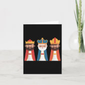 Epiphany Feliz Dia De Reyes Three Wise Men Happy H Karte (Vorderseite)