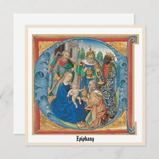Epiphany Holiday Card Feiertagskarte (Vorne/Hinten)