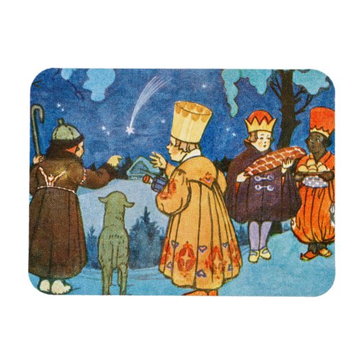 Epiphany Three Kings from East von Zdenek Guth Magnet (Horizontal)