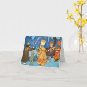 Epiphany Three Kings from the East by Zdenek Guth Karte (Gelbe Blume)