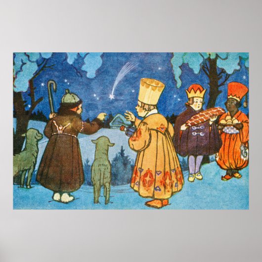 Epiphany Three Kings from the East by Zdenek Guth  Poster (Vorne)