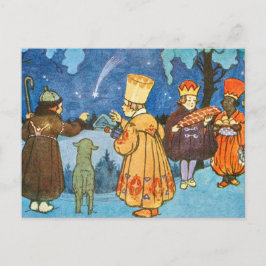 Epiphany Three Kings from the East by Zdenek Guth Postkarte
