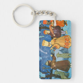 Epiphany Three Kings from the East by Zdenek Guth Schlüsselanhänger