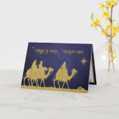 Epiphany Three Kings Orthodox Byzantinisch Katholi Karte (Gelbe Blume)