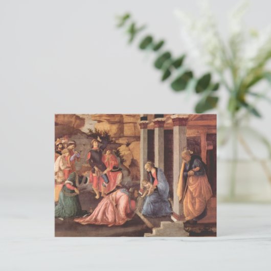 Epiphany von Botticelli Postkarte (Stehend Vorderseite)