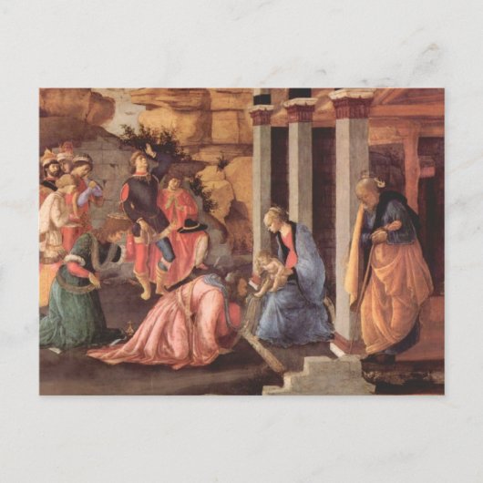Epiphany von Botticelli Postkarte (Vorderseite)