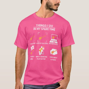 Epiphone Gitarre T-Shirt Gitarre Dinge, die ich in