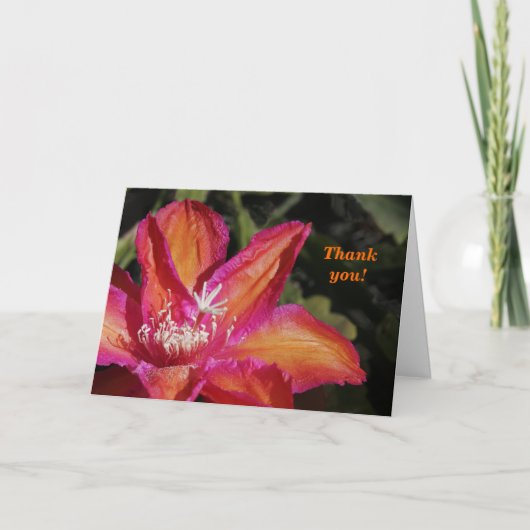 Epiphyllum danken Ihnen zu kardieren Dankeskarte (Vorderseite)