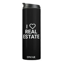 Epique I Heart Real Anwesen Black Tumbler
