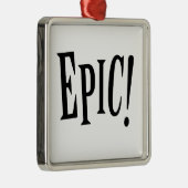 Episch Silbernes Ornament (Rechts)