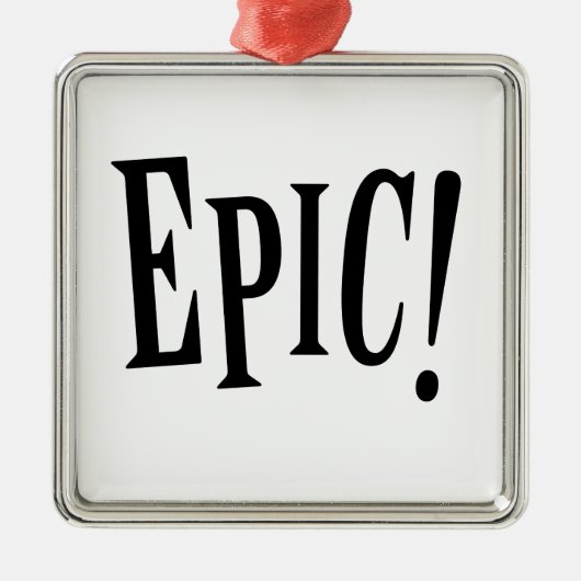 Episch Silbernes Ornament (Vorne)