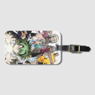 Epische Anime-Helden-Schlachtreihen-Notizbuch Gepäckanhänger