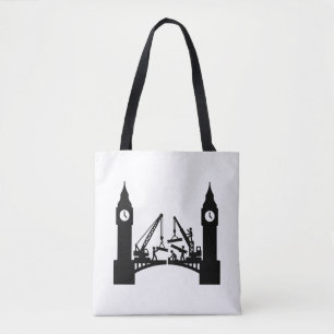 Epische Brückenkonstruktion zwischen Londoner Uhrt Tasche