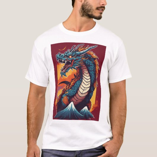 Epische Drachen, Epische Threads: Tragen Sie die L T-Shirt (Vorderseite)