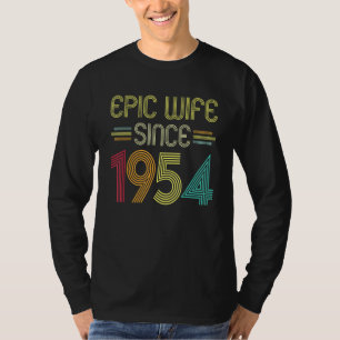 Epische Ehefrau seit 1954 Ihr 68. Hochzeitstag T-Shirt