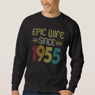 Epische Ehefrau seit 1955 Ihr 67. Hochzeitstag Sweatshirt