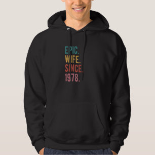 Epische Ehefrau seit 1978 44. Hochzeitstag für Hoodie
