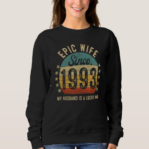 Epische Ehefrau seit 1993 30. Hochzeitstag Sweatshirt