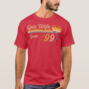 Epische Ehefrau seit 1997 25. Hochzeitstag 25 T-Shirt