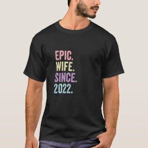 Epische Ehefrau Seit 2022 2. Hochzeitstag 2 Jahre T-Shirt