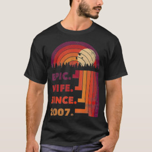 Epische Ehefrau seit dem Hochzeitstag 2007 14 Jahr T-Shirt