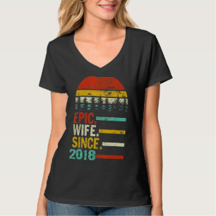 Epische Ehefrau von Frauen seit 2018 T-Shirt