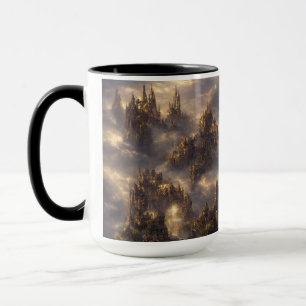 Epische Eldin-Ringfilmlandschaft Cyberpunk-Tasse Tasse