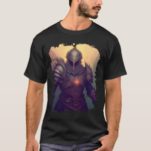 Epische Fantasie Ritter ein Held in den Schatten T-Shirt