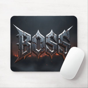 Epische Fantasy BOSS bedrängtes Eisen Metall Mousepad