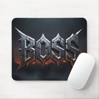 Epische Fantasy BOSS bedrängtes Eisen Metall Mousepad