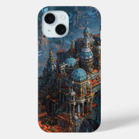 „Epische Fantasy-Burg Isometrische Pixel Anime-Kun