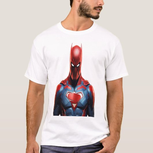 Epische Helden: Superhelden in Trending Threads T-Shirt (Vorderseite)