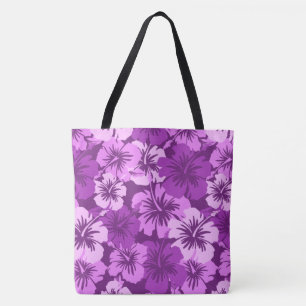 Epische Hibiskus Hawaiian Floral Aloha Beach Bag Tasche