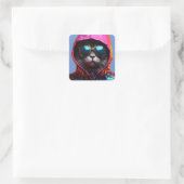 Epische Katze mit Sonnenbrille Aufkleber (Tasche)