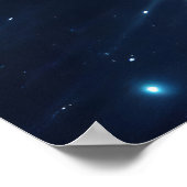 Epische Kosmische Supernova Neon Raum Kunst Poster (Ecke)