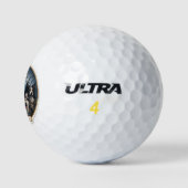 Epische Kriegshundemedievale Rüstung benutzerdefin Golfball (Logo)