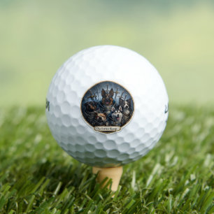 Epische Kriegshundemedievale Rüstung benutzerdefin Golfball