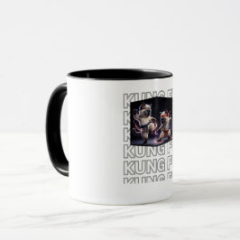 Epische Kung Fu Kätzchen Kampfsport Tasse