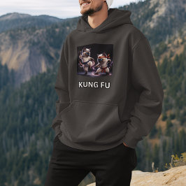 Epische Kung-Fu-Siamesische-Kätzchen-Marktkunst-Gr Hoodie