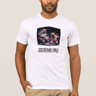Epische Kung-Fu-Siamesische-Kätzchen-Marktkunst-Gr T-Shirt