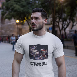 Epische Kung-Fu-Siamesische-Kätzchen-Marktkunst-Gr T-Shirt