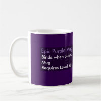 Epische lila Tasse