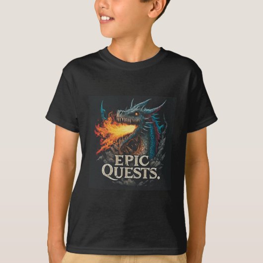Epische Quests T-Shirt (Vorderseite)