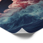 Epische Schlacht: Orca vs Kraken Poster - Entfesse (Ecke)