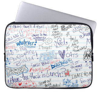Epische Schulgekritzel Laptopschutzhülle